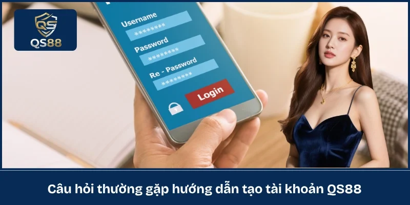Câu hỏi thường gặp hướng dẫn tạo tài khoản QS88