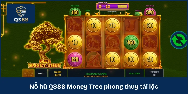 Nổ hũ QS88  Money Tree phong thủy tài lộc