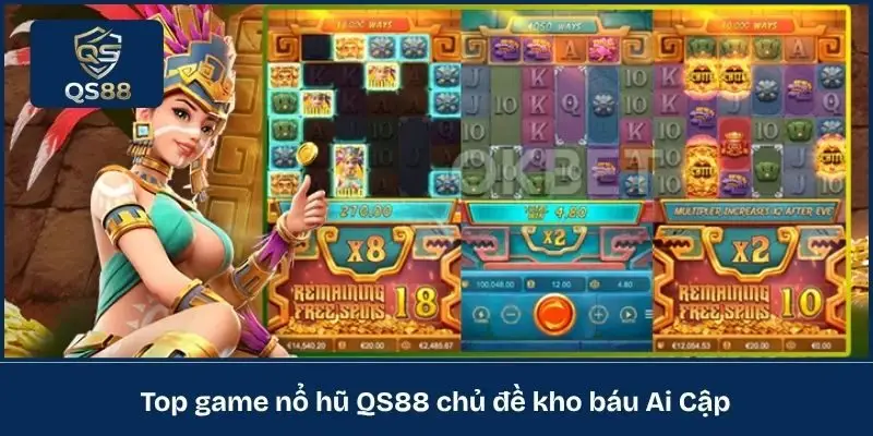 Top game nổ hũ QS88 chủ đề kho báu Ai Cập 